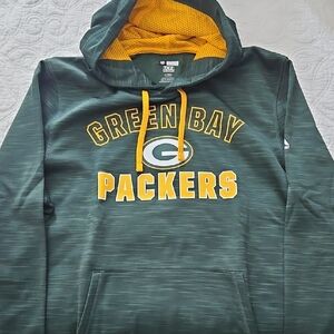 NFL Green Bay Packers Dark Green and Gold Hoodie